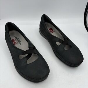 SAS Women's Black Loafers with Cutout Design